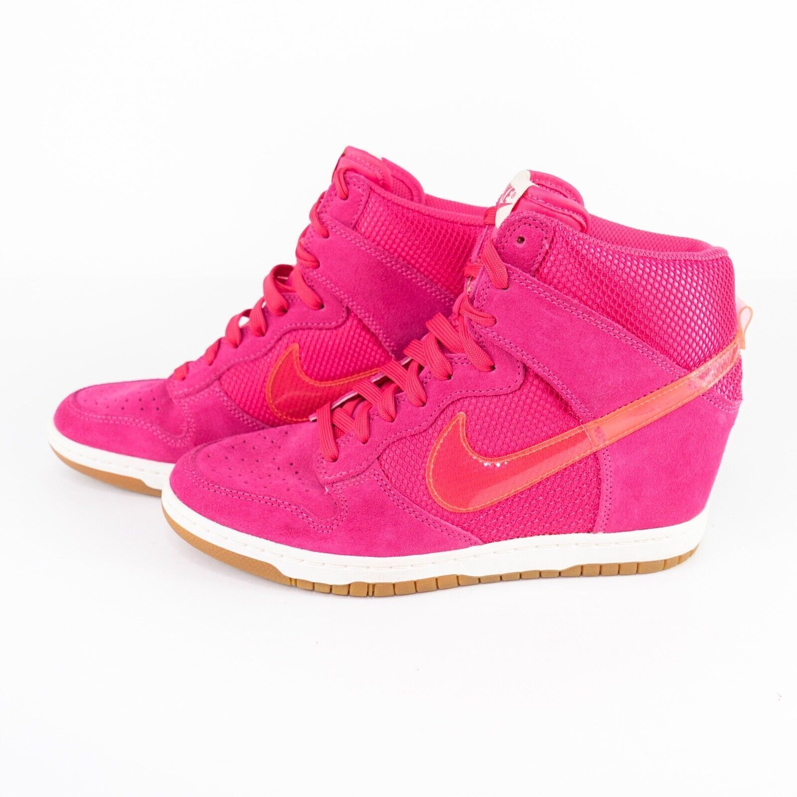 Size 7 5 Nike Dunk Sky High Mesh Pink For Sale Online Ebay