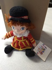 New With Tags The Disney Store England Boy It's A Small World Bean Bag Plush 10"