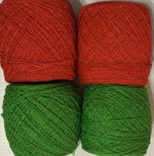 Crystal lace yarn. Colors: 94  36. Acrylic/Rayon. 900 yards Each.1 set of 4