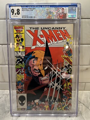 UNCANNY X-MEN 211 CGC 9.8 1st MARAUDERS Wolverine Sabretooth Key Cover 
