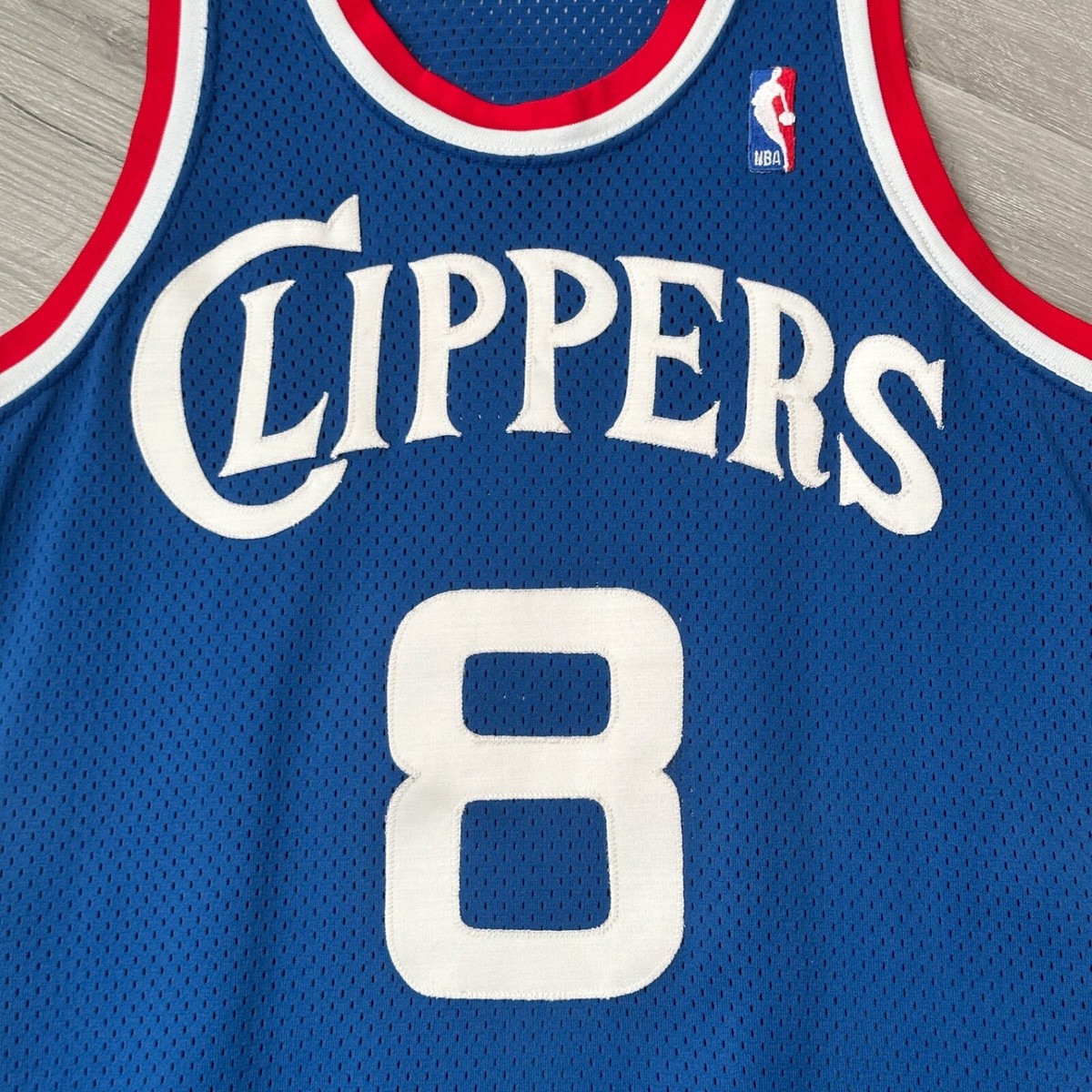 Authentic MARQUES JOHNSON Los Angeles Clippers Jersey 40 Medium
