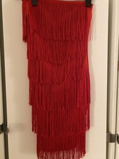 Ladies Red Strapless Dress