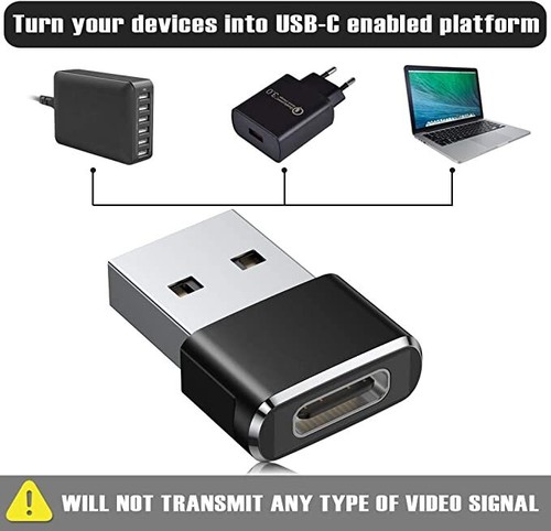 USB 3.1 to Type C Female to USB Male Adaptor Converter Charger Connector Plug PC - Picture 2 of 11