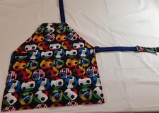 Kids soccer ball Apron For Ages 3-4