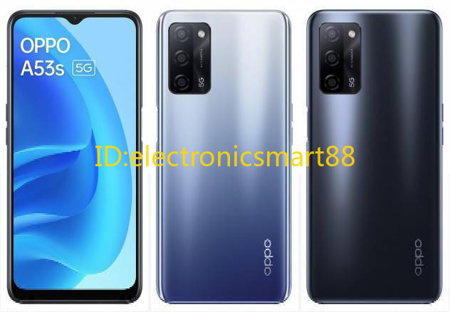 Oppo A53s 5G Dual SIM 128GB Sbloccato - 6/8GB RAM, 5000mAh, Crystal Blue/Ink Black