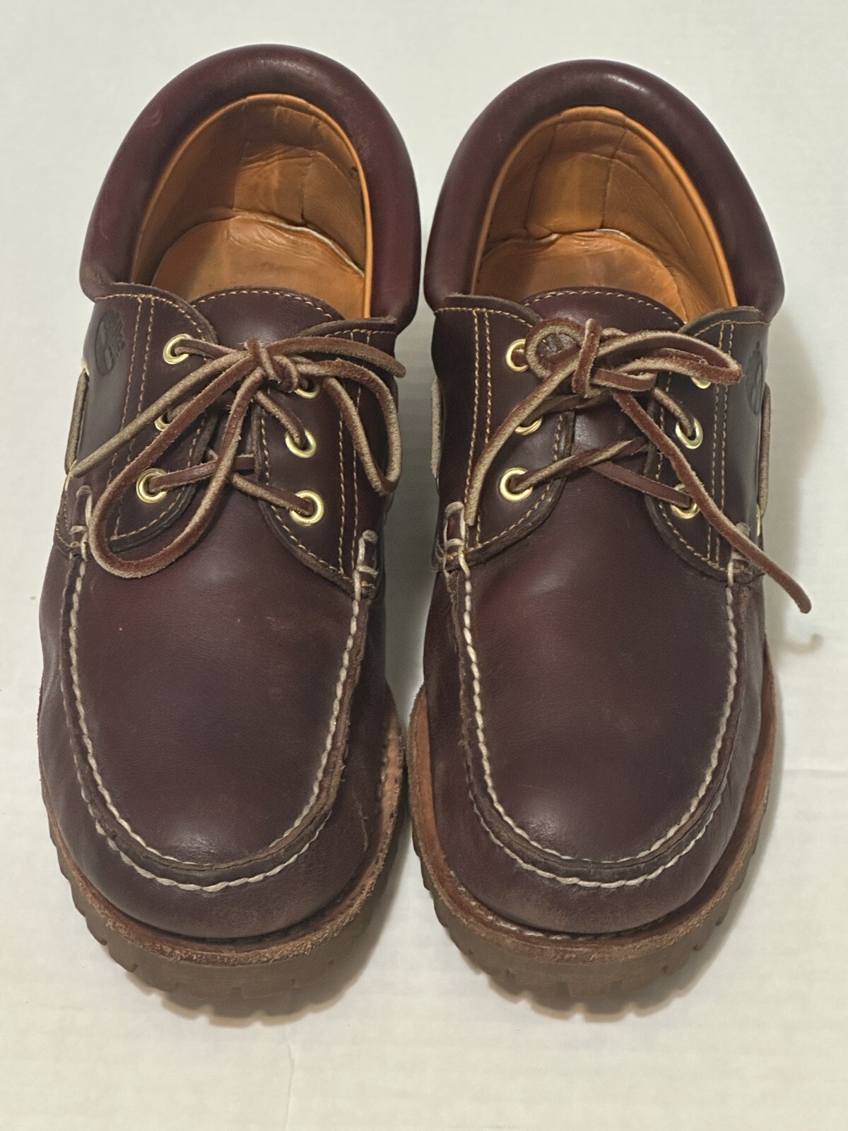 krullen Wafel los van Timberland 3 Eye Classic Lug Oxblood Burgundy Boat Shoes 50009 Men's Size  11 M | eBay