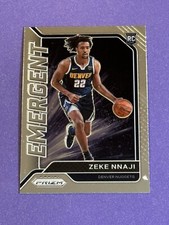 2020-21 Panini Prizm Zeke Nnaji Rookie Emergent #6 Denver Nuggets RC (T)