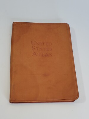 Leatherbound United States Atlas 1992