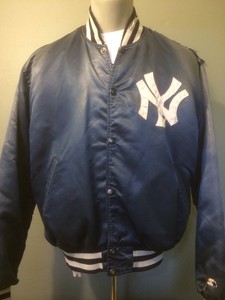 yankees satin starter jacket