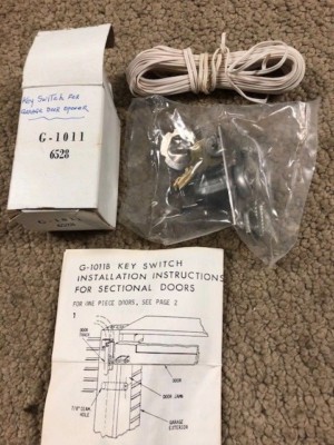 Eternal Keyed Key Switch G-1011 6528 New in box with wire also- look-----54