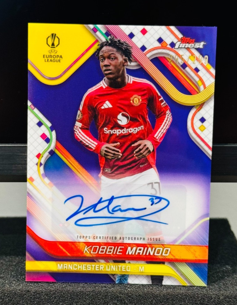 2024-25 Topps Finest UEFA #33 Kobbie Mainoo — front