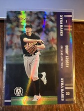 Bobby Crosby 2005 Playoff Prestige Xtra Bases Purple #92 /100 Oakland A's