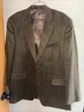 Lauren Ralph Lauren Men's Classic Fit Faux-Suede Sport Coat Brown 44R