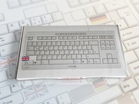 Cherry Stream TKL Wired Keyboard - White - UK QWERTY Layout - Compact NEW