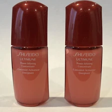 LOT OF 2 Shiseido Ultimune Power Infusing Concentrate 10ml / .33 oz each🔥