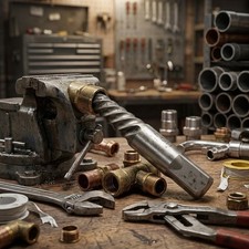 Plumbing Repair Tool for For removing Broken Threads from Faucets and Pipes
