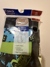 Hanes Boys Boxer Briefs, 5 Pairs, Boys M 8 