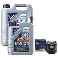 MotoröL Set MOS2 10W-40 Liqui Moly 6 Liter + ÖLfilter FüR Isuzu KIA Opel Subaru