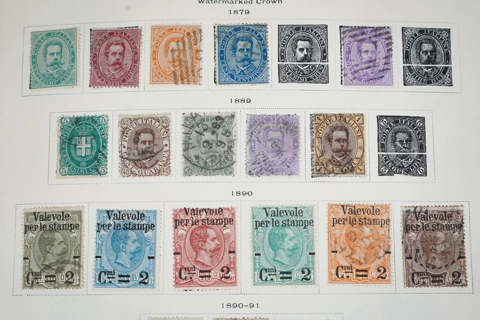 ITALY 1860s-1970s COLLECTION OF 1,600+ STAMPS MINT & USED EST. C.V. $1,250+ - Image 4 of 4