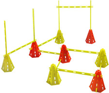 Speed and Agility Training Equipment Set - Hurdles and Cones for Athletes in Soc