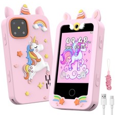 Kids Smart Phone for Girls, Christmas Birthday Gifts for Girls Age 3-10 Mini ...