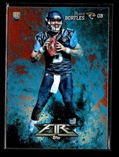 Blake Bortles RC: 2014 Topps Fire Flame Parallel Rookie Card #114. rookie card picture