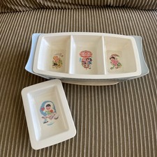 Vintage GE Heat N Serve Baby Food Warmer Dish General Electric With Extra Insert