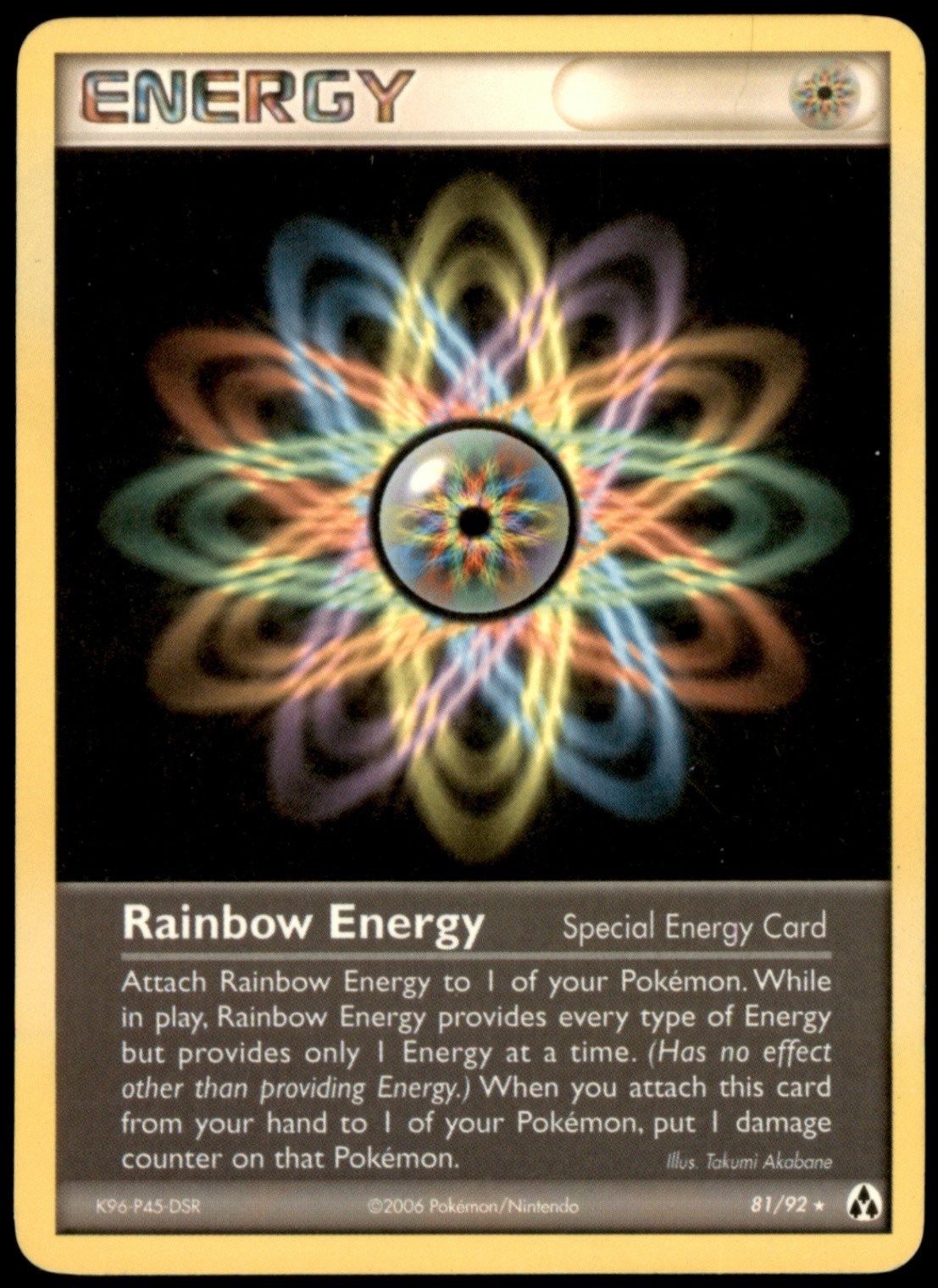 Rainbow Energy Rare Legend Maker 81/92 MP Pokemon