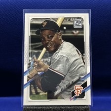 Willie Mays Topps 2021 Series 1 Image Variation SP #227 - San Francisco Giants