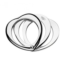LINKS OF LONDON Ladies Sterling Silver S925 Love Note Heart Ring O RRP145 NEW