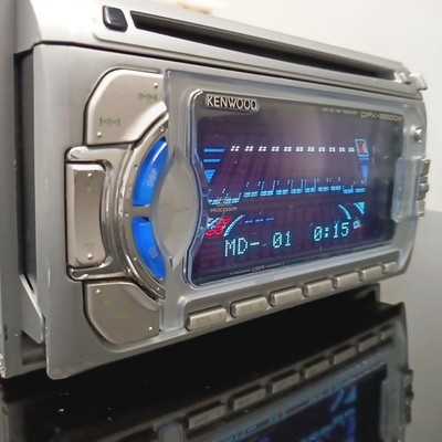 Kenwood DPX-5200M 2DIN Car Audio CD MD Receiver Vintage Bluetooth