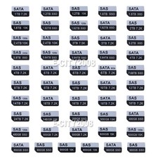 20x HDD Tray Adhesive Stickers Labels for DELL G12 G13 KG1CH F238F 8FKXC G176J