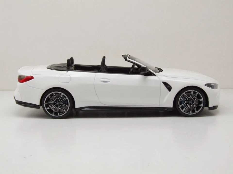 BMW M4 Cabrio 2020 Bianco Modellino 1:18 Minichamps - Immagine 4 di 4