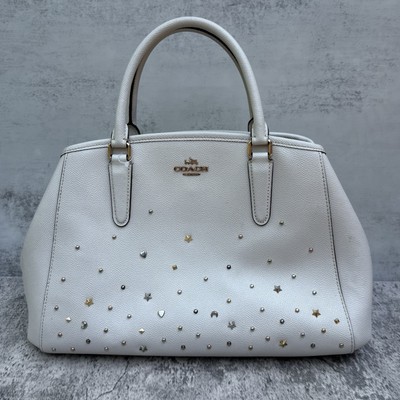 Buy Coach White Tabby 20 Shoulder Bag in Pebble Leather For Women 