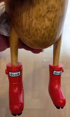DCUK Red Welly große Holzente ''Anne''
