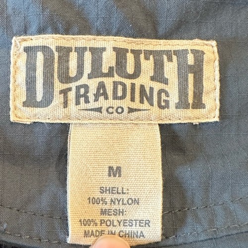 Duluth Trading Company Mens Gray Blue Outdoorsman Vest Full Zip Lots of Pockets - Picture 5 of 5