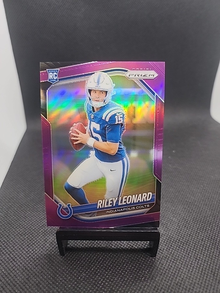 2025 Panini Prizm - Rookies Riley Leonard #342 Purple Prizm /125 (RC)
