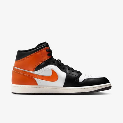 Nike Air Jordan 1 Mid Black Toe Starfish DQ8426-801 Mens GS New | eBay