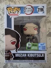 Funko Pop! Demon Slayer Muzan Kibutsuji #2196 2026 ECCC Exclusive Con Sticker