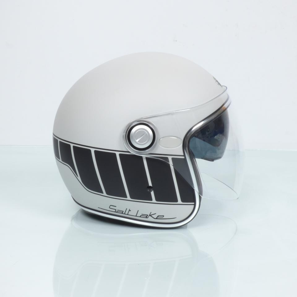 Casque jet Torx Salt Lake TZ grande taille XXL sans pression pour motard