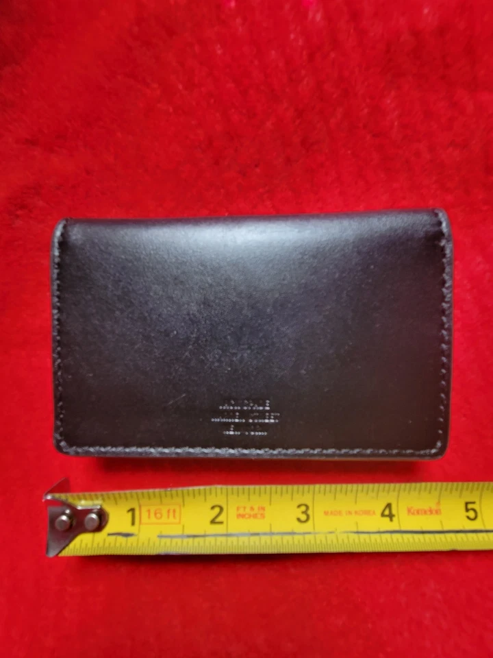 JACK SPADE Vertical Card Case leather Wallet holder NWT + Box holiday gift Men's - Image 2 of 4