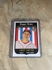 2008 Topps Heritage Joey Votto Rookie Card. rookie card picture