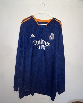 Real Madrid Luka Modric #10 Long Sleeve Jersey 3XL 21/22 Away | eBay