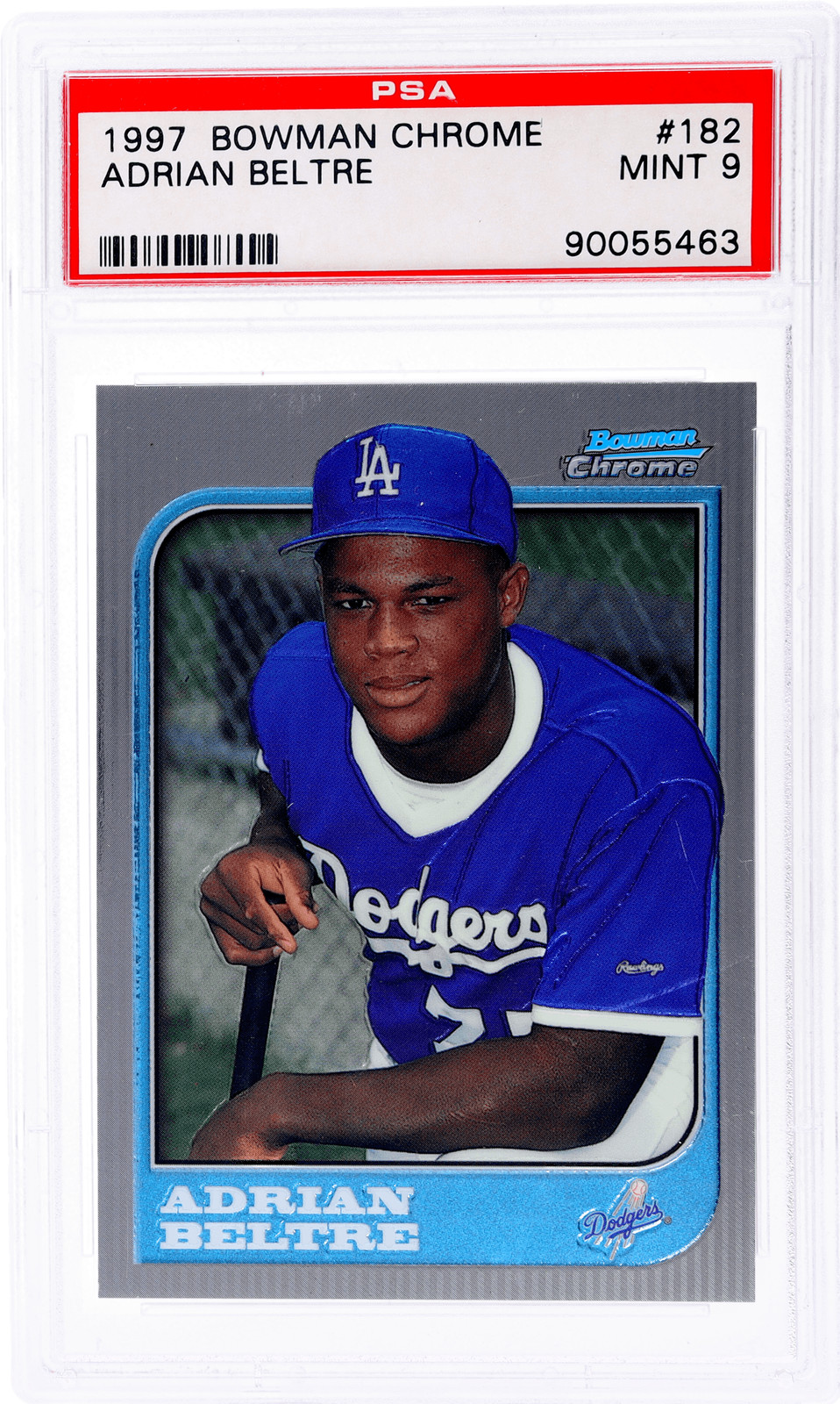 1997 Bowman Chrome Adrian Beltre #182 PSA 9