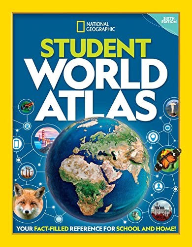 Student World Atlas (6th Edition) (National Geographic), Kids 9781426372445*.