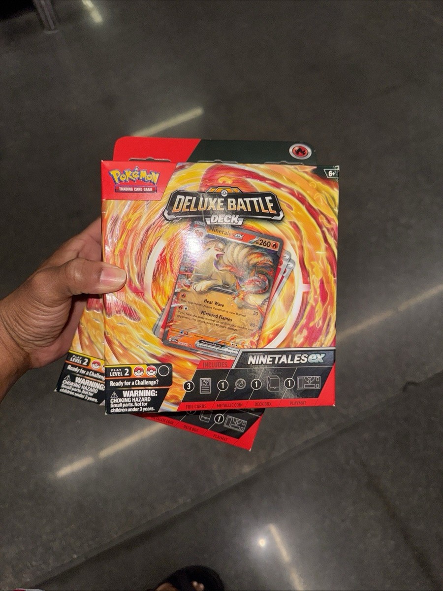 pokémon trading card game ninetales ex deluxe battle deck Foil English Deluxe Battle Decks offer a step up for players who are ready for a challenge FIRST LOOK Ninetales ex Deluxe