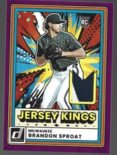 Panini 2026 Donruss BRANDON SPROAT JERSEY KINGS 2CL PATCH PURPLE #/49