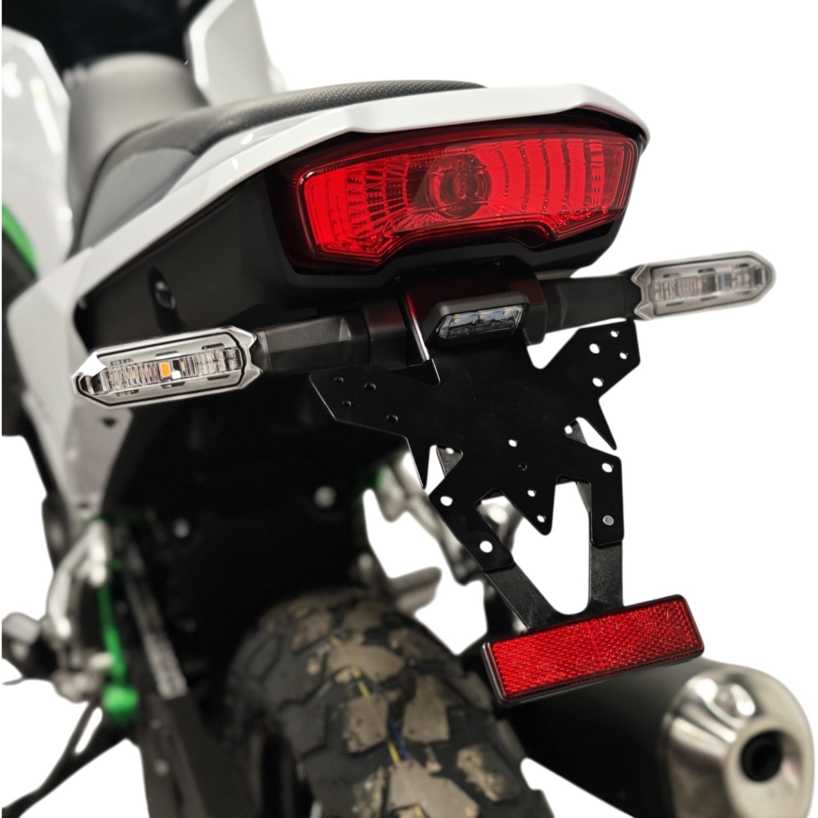 Support de plaque KAWASAKI KLE 500 2026 rigide anti vibration