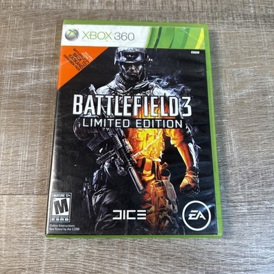 Battlefield 3 Limited Edition Microsoft Xbox 360 - 2 Discs - Tested