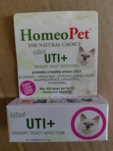 HomeoPet UTI Plus Urinary Tract Infection Drops 0.5 oz Unopened Authentic Cats
